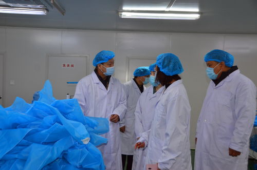 臨沂市市場監(jiān)督管理局黃杰局長來沂南調(diào)研疫情防護用品生產(chǎn)情況